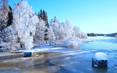 Image showing River in winter