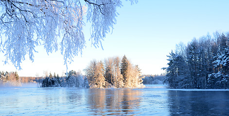 Image showing River in winter
