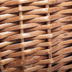 Image showing Cane or wickerwork background