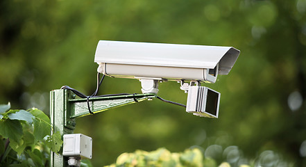 Image showing Camera outdoor surveillance