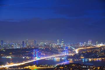 Image showing Istanbul Turkey Bosporus Bridge