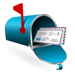 Image showing Mail and E-Mail Concept