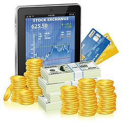 Image showing Financial Concept - Make Money on the Internet
