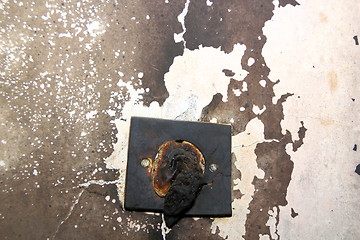 Image showing burned power outlet