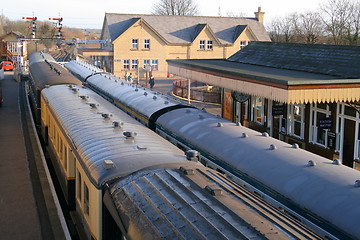 Image showing Trains in the station