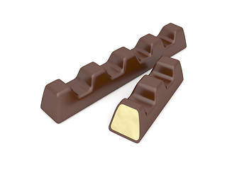 Image showing Milk chocolate bars