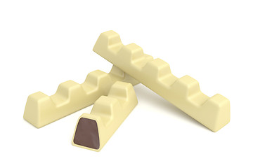 Image showing White chocolate