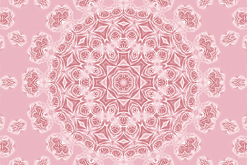 Image showing Abstract roses pattern 