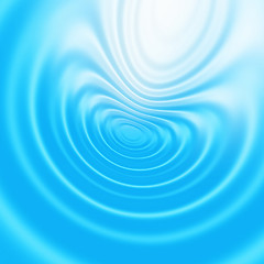 Image showing Blue ripples abstract background