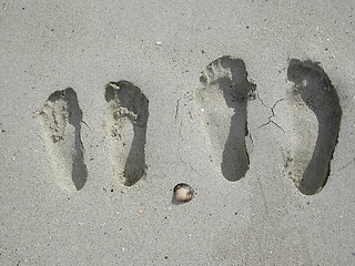 Image showing Footprints