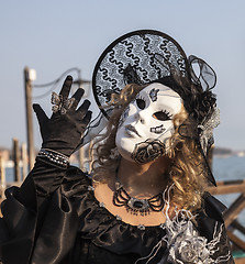 Image showing Disguised Woman