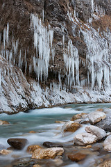 Image showing Frozen river