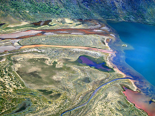 Image showing River delta, Norway