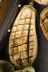 Image showing Baked hot eggplant 