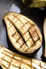 Image showing Baked hot eggplant 