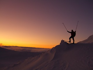 Image showing Sunset, Norway