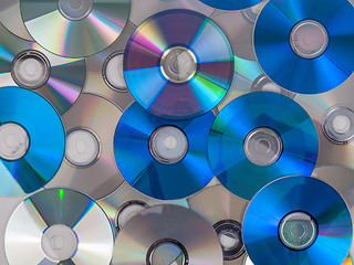 Image showing CD DVD DB Bluray disc