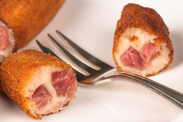 Image showing Ham croquettes