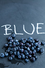 Image showing Fresh blueberries