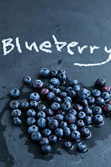 Image showing Fresh blueberries