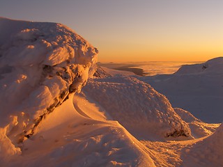 Image showing Sunrise/sunset, Norway