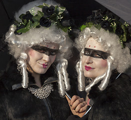 Image showing Disguised Women
