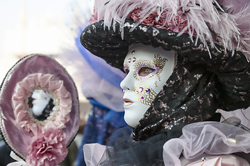 Image showing Profile of a Venetian Mask