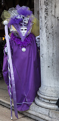 Image showing Violet Venetian Disguise 