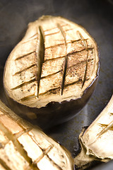 Image showing Baked hot eggplant 