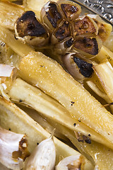 Image showing Grilled parsley and garlic in honey sauce 