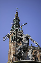 Image showing Neptune statue.