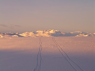 Image showing Skiing in Norway