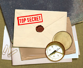 Image showing top secret documents