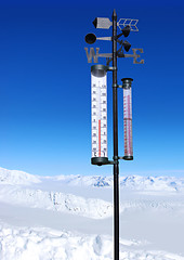 Image showing Winter resort