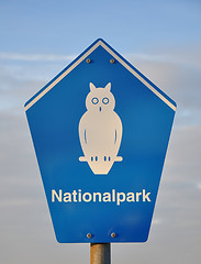 Image showing Sign national park