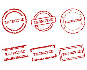 Image showing Rejected stamps