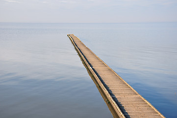 Image showing Sea pier