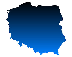 Image showing Map of Poland