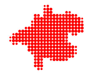 Image showing Map of Upper Austria