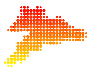 Image showing Map of Jura