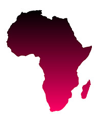 Image showing Map of Africa