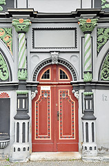 Image showing Portal of Cranach house in Weimar