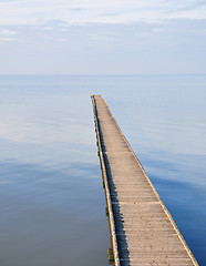 Image showing Sea pier