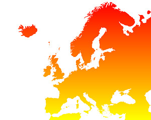 Image showing Detailed map of Europe