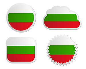 Image showing Bulgaria flag labels