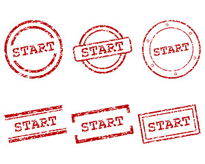 Image showing Start stamps