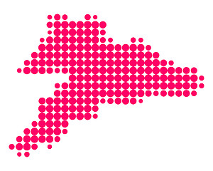 Image showing Map of Jura