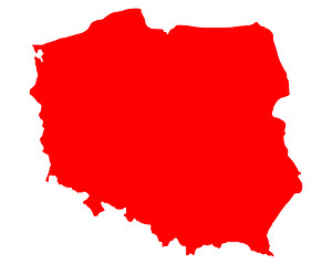 Image showing Map of Poland