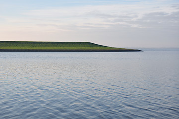 Image showing Dike at North Sea