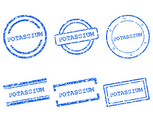 Image showing Potassium stamps